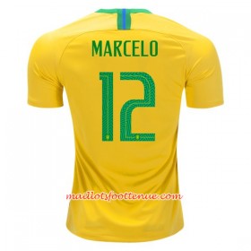 Maillot/Tenue Brésil Marcelo 12 Domicile Coupe du monde 2018